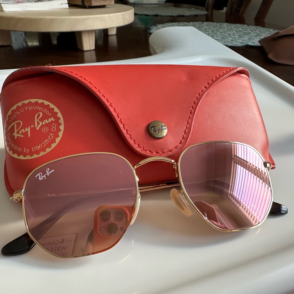 Ray-Ban Hexagonal Flat Lenses - Bronze